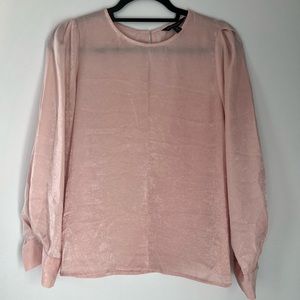 Banana Republic pink shimmery blouse